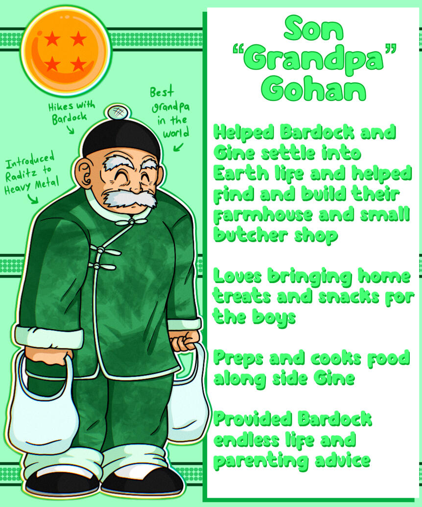 “What If?” Grandpa Gohan Sheet