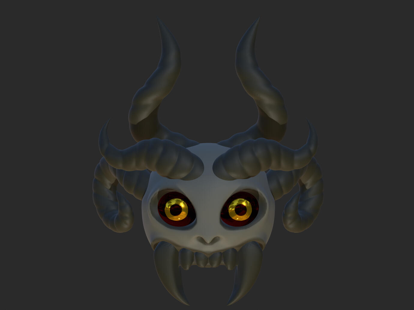 Demon Skull Front