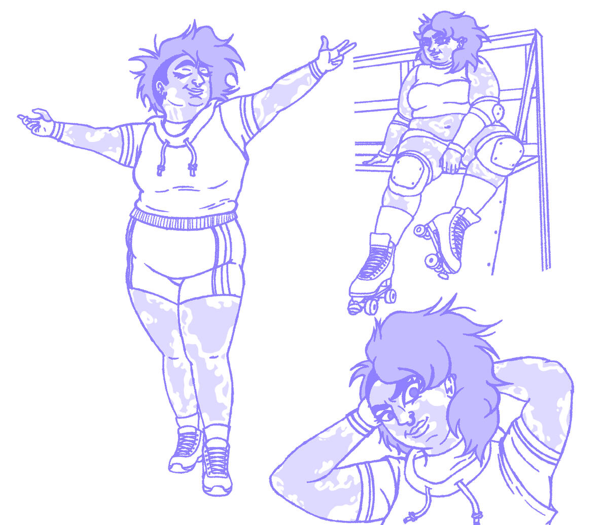 Poppi Character Sheet Sketch