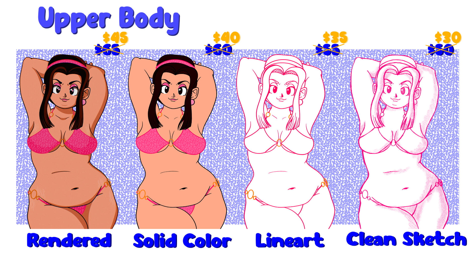 Upper Body Prices
